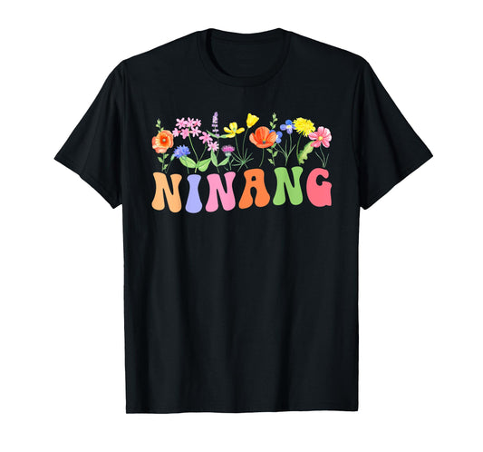 Groovy Ninang Grandma Appreciation Ninang Godmother T-Shirt