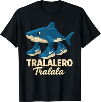 Tralalero Tralala Bootleg Brainrot Italian Brainrot Meme T-Shirt