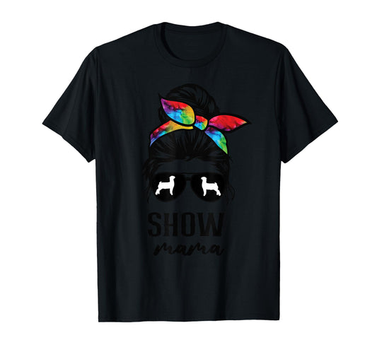 goat show mom goat Boer show mama T-Shirt