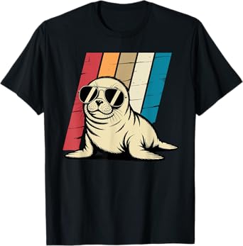 Cute Seal Art For Men Women Kids Sea Lion Seal Lovers T-Shirt