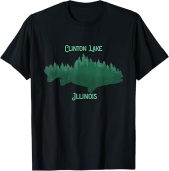 Clinton Lake Illinois Souvenir T-Shirt
