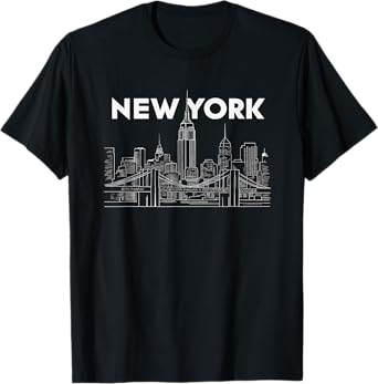 New York Gifts For Men Women NY City Vintage Sport Urban NYC T-Shirt