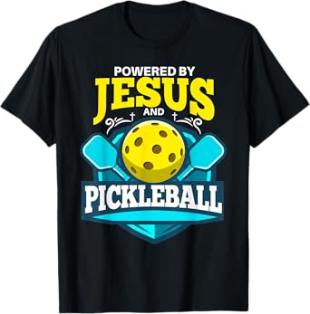 Christian Pickleball Shirt Jesus Religious Pickleball Player T-Shirt
