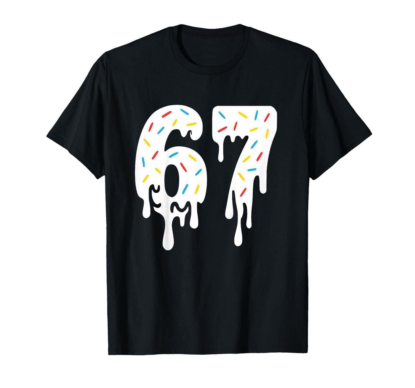 ICE Cream DRIP Six Seven Meme 67 Boys Girls Kids Teens Tee T-Shirt