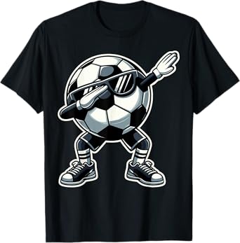 Soccer Ball Dabbing Funny Player Soccer T-Shirt