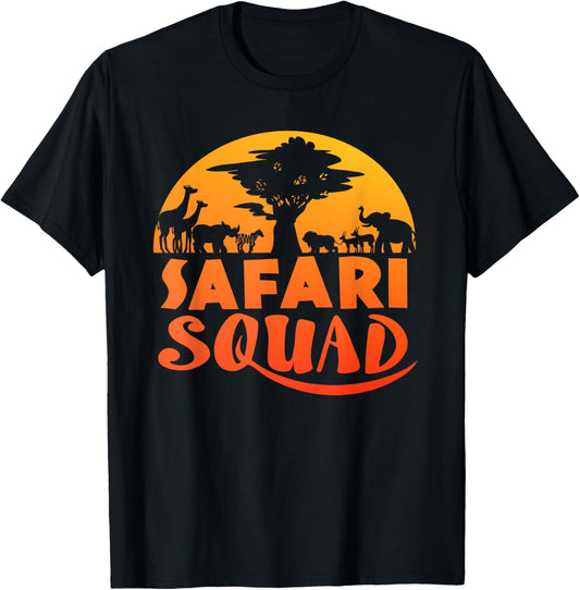 Cool Safari Costume For Men Women Adult Africa Safari Tour T-Shirt