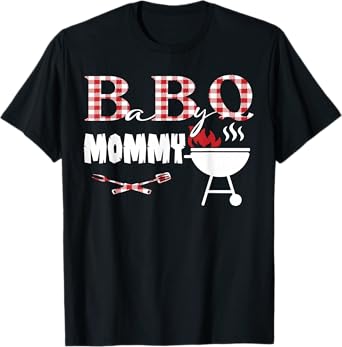 Baby BBQ Mommy Shower Birthday Party Family Matching T-Shirt
