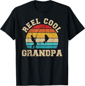 Fishing Reel cool grandpa T-Shirt