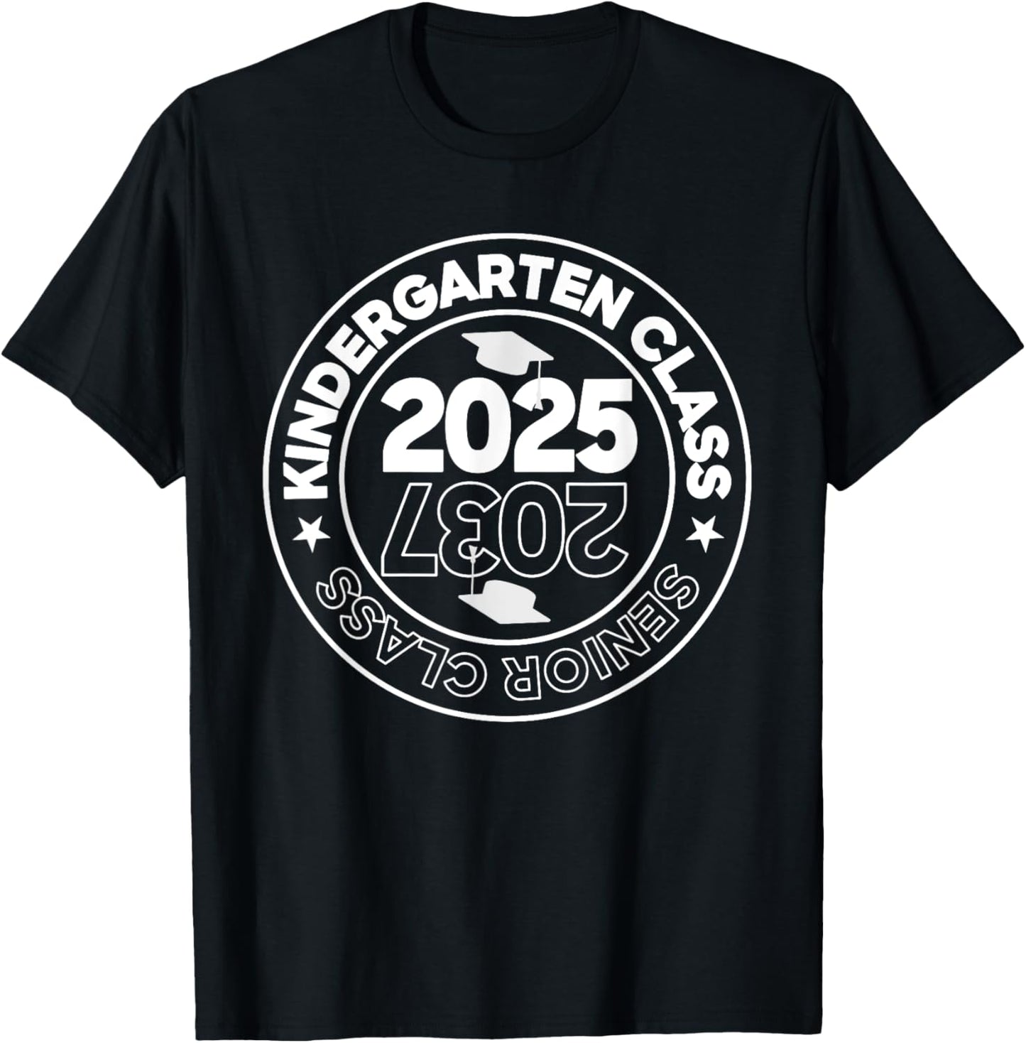 Kindergarten Graduation Class of 2025 Senior 2037 Class Kids T-Shirt