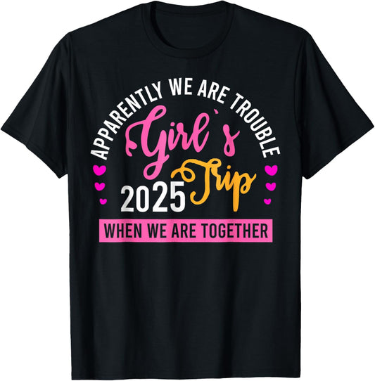 Girl’s Trip 2025 Summer Beach Weekend Vacation Women T-Shirt