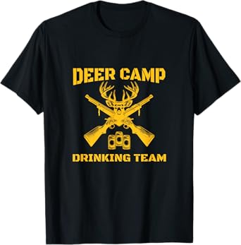 Deer Camp Drinking Team - Funny Hunting T-Shirt