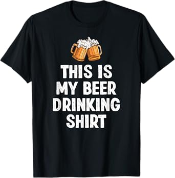 This is My Beer Drinking Shirt Funny Beer Lover T-Shirt