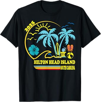Hilton Head Island South Carolina 2025 Family Trip Matching T-Shirt