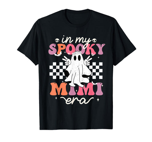 In My Spooky Mimi Era Halloween Groovy Witchy Spooky T-Shirt