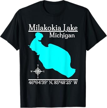 Milakokia Lake, Michigan T-Shirt