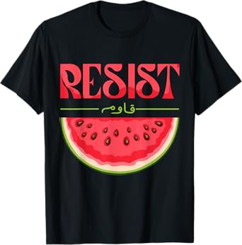 Watermelon Resist Stand With Palestine Gift For Women Men T-Shirt
