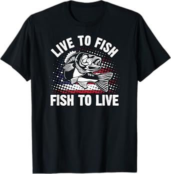 Live To Fish Fish To Live T-Shirt