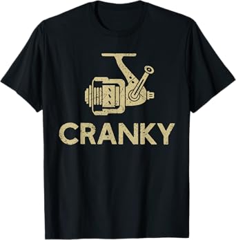Crankbait Fishing Lure - Cranky Funny Gift Ideas For Fishing T-Shirt