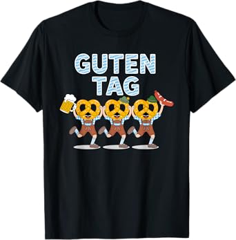 Guten Tag Oktoberfest Pretzel Costume T-Shirt
