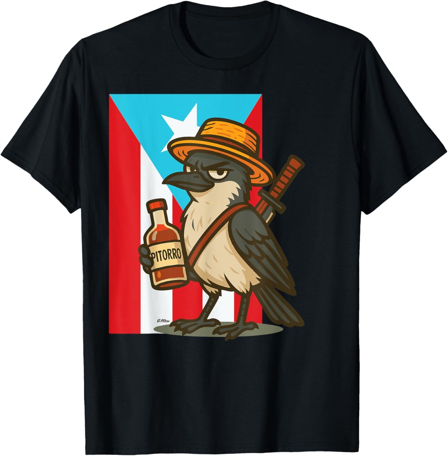 Pitirre Puerto Rican Bird – Cultural Icon Design T-Shirt
