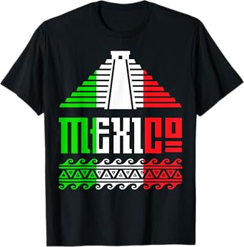 Hecho en México Souvenir Patriotic Mexican Heritage T-Shirt