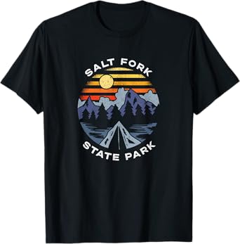 Salt Fork State Park Ohio Forest Camping Vacation T-Shirt