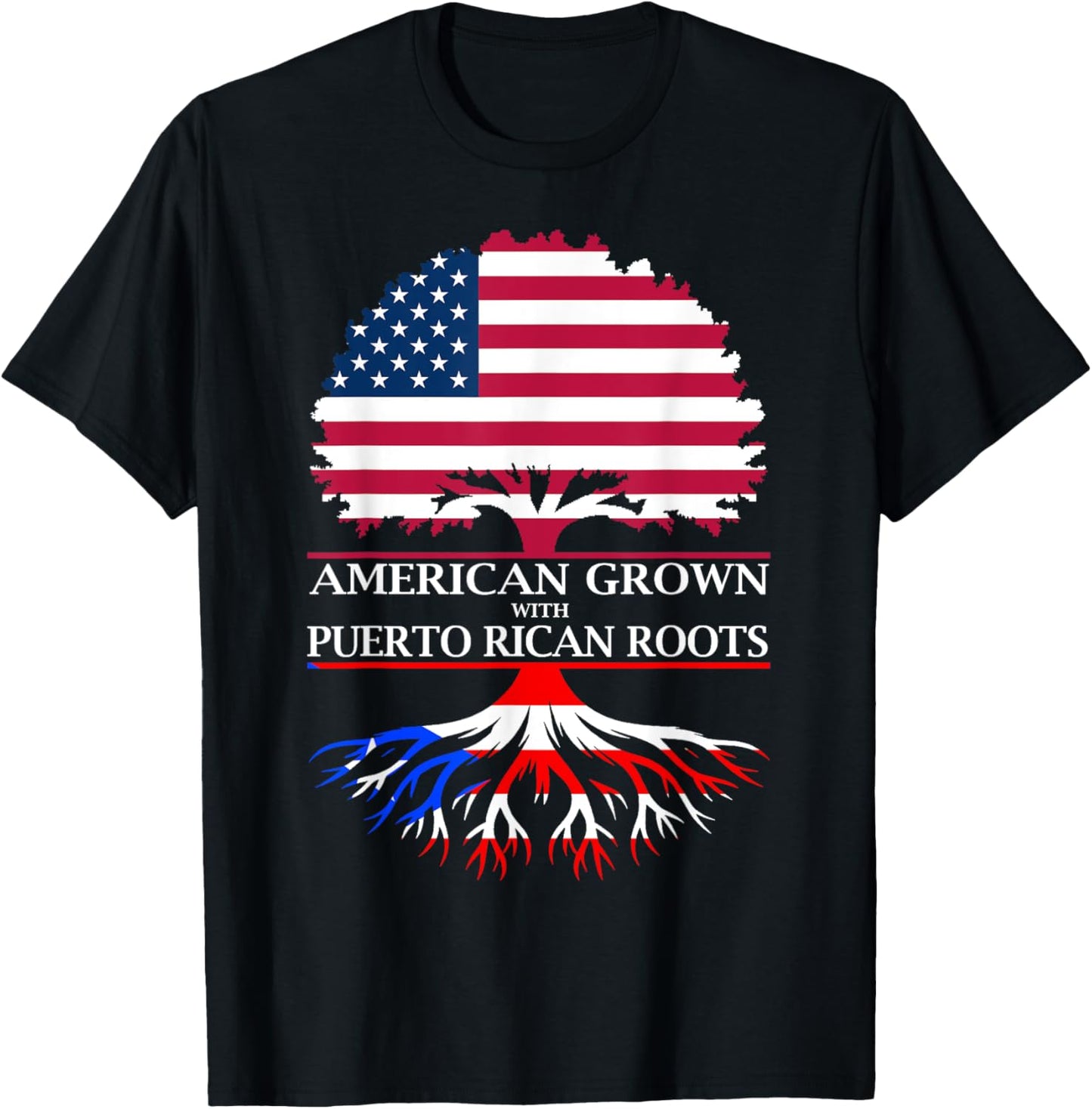 American Grown with Puerto Rican Roots T-Shirt