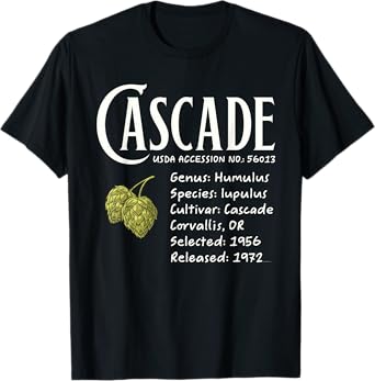 Cascade Hops Historic Cultivar T-Shirt