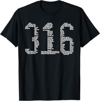 Christian Bible Verse John 3 16 T-Shirt