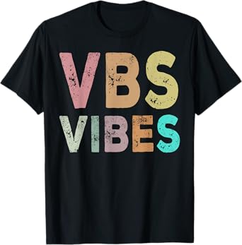 Retro VBS Vibes VBS 2024 Vacation Bible School Group T-Shirt