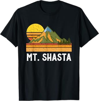 Mountain Vacation Gift- Mt. Climbing Hiking Mount Shasta T-Shirt