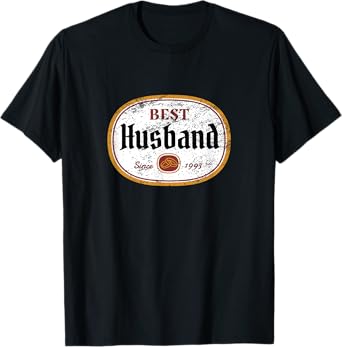 Mens Wedding Anniversary Best Husband Since 1993 T-Shirt