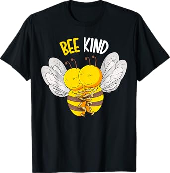 Bee Kind Bumble Bee Kindness Kids Girls Boys Women T-Shirt