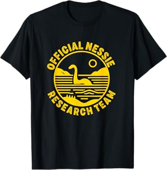 Nessie official nessie research team funny Lochness Monster T-Shirt