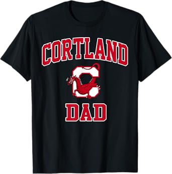 Cortland Dad Father Athletics Vintage Sports Design Men T-Shirt