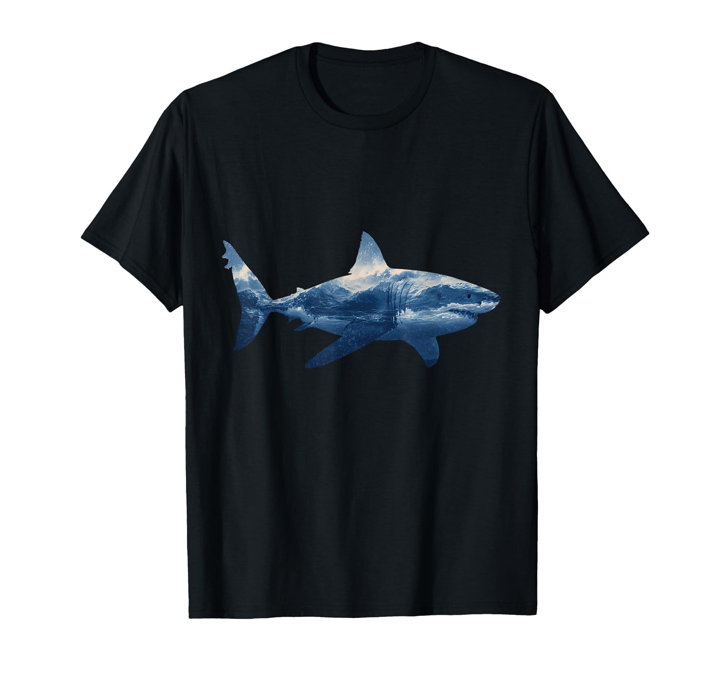 Shark Marine Biology Animal Artwork Sea Ocean Sharks Lover T-Shirt