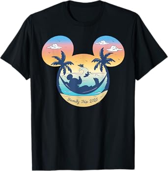Disney Mickey Mouse Icon "Family Trip 2025" Summer Vacation T-Shirt