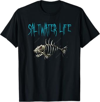 Saltwater Life T-shirt Fishing Shirt Gift T-Shirt