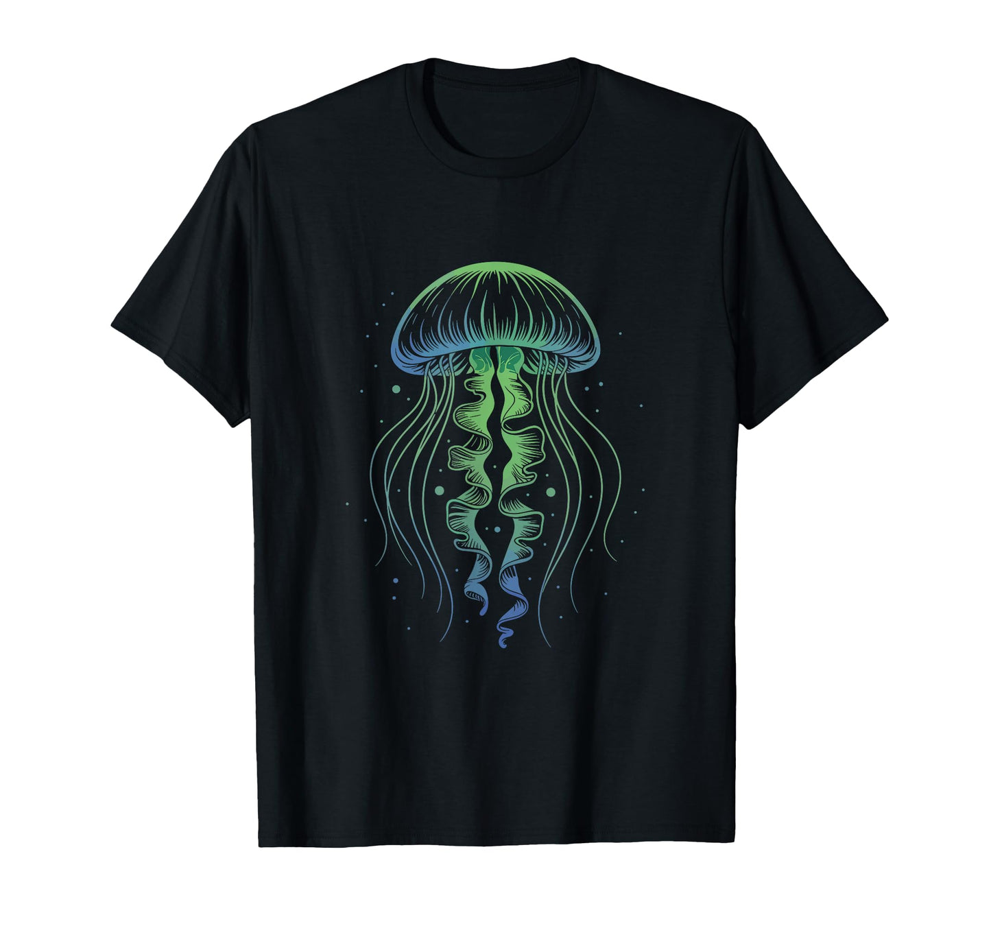 Vintage Jellyfish Ocean Marine Life Retro Sea Lover T-Shirt