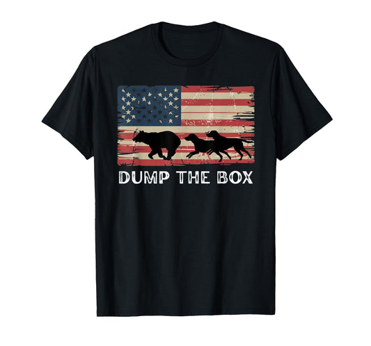 Fife Life Dump The Box Bear Hunting Hounds Vintage American T-Shirt