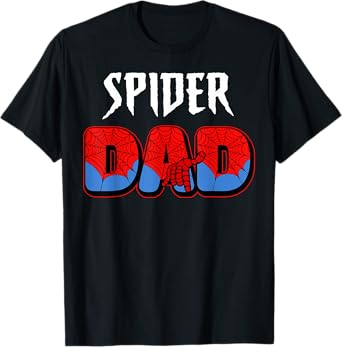 Mens Spider Dad Design Father's Day Matching Family Birthday T-Shirt
