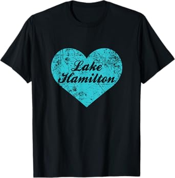 I Love Lake Hamilton Shirt, Arkansas Camping Gift T-Shirt
