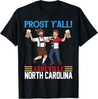 North Carolina Bavaria Prost Y'all Asheville Oktoberfest T-Shirt