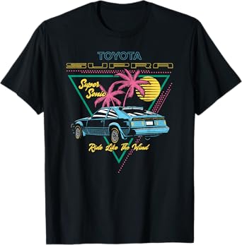 Toyota Iconic Supra Super Sonic Ride Like The Wind Vintage T-Shirt