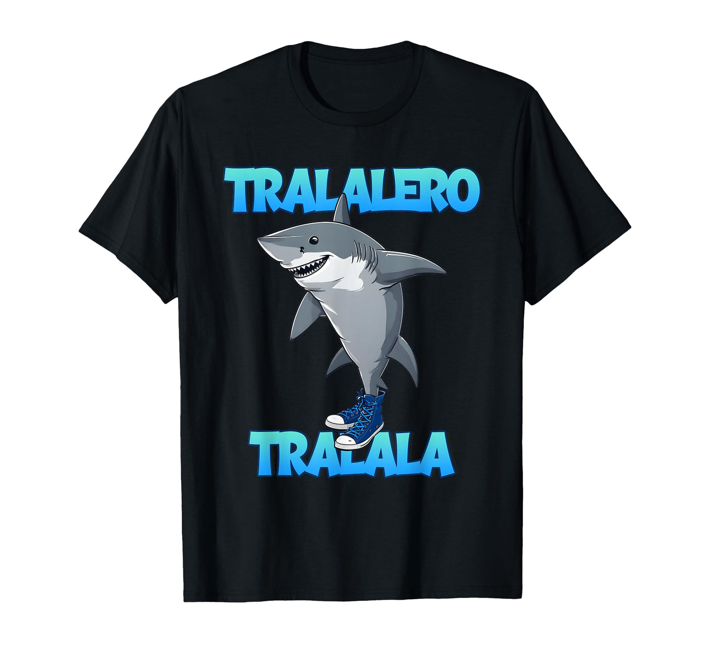 Tralalero Tralala Bootleg Funny Meme Shark Italian Brainrot T-Shirt