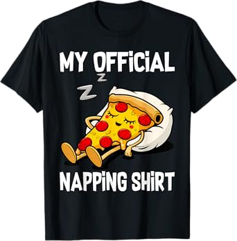 My Official Napping Sleeping Pizza Pajamas Jammies T-Shirt