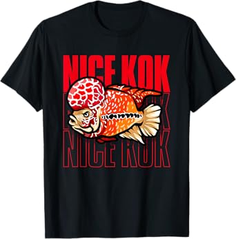 Nice Kok Funny Flowerhorn Cichlid Fish Keeper T-Shirt