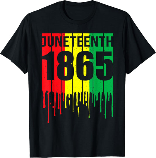 Juneteenth 1865 Shirts Women Men June 19th 1865 Freedom Day T-Shirt