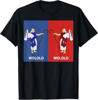 Retro Wololo Blue And Red T-Shirt