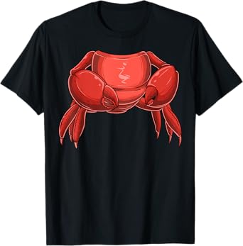 Easy Crab Costume Crab Body Headless Crab Costume T-Shirt